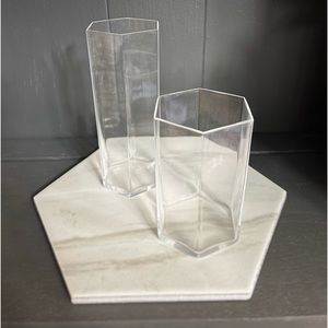 Set of 10 1930s Casa Rialto Italian hand blown glasses